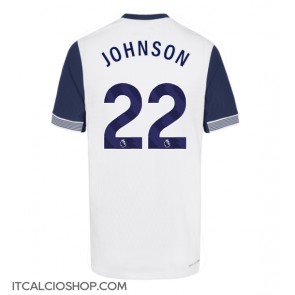 Tottenham Hotspur Brennan Johnson #22 Prima Maglia 2024-25 Manica Corta